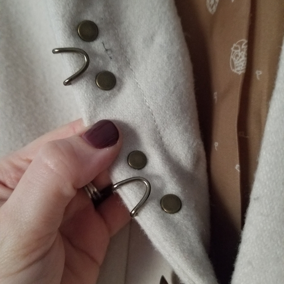 Off-white wool blend coat, Lily brand - Picture 5 of 6
